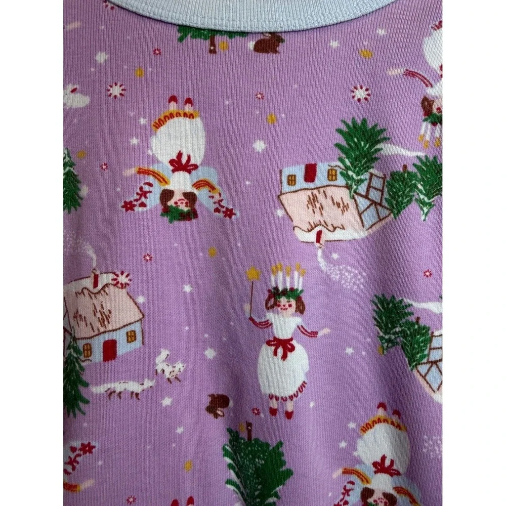 Hanna Andersson Kids US 5 St Lucia Swedish Holiday Organic Cotton Pajama Set
